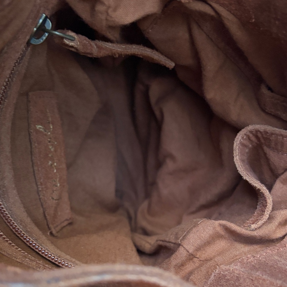 Free People Suede Drawstring Bucket Bag in Brown - Picture 6 of 11
